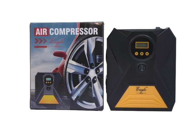 Portable DC Digital Tyre Inflator 12V, 150 PSI with Digital Pressure Gauge and LED Light