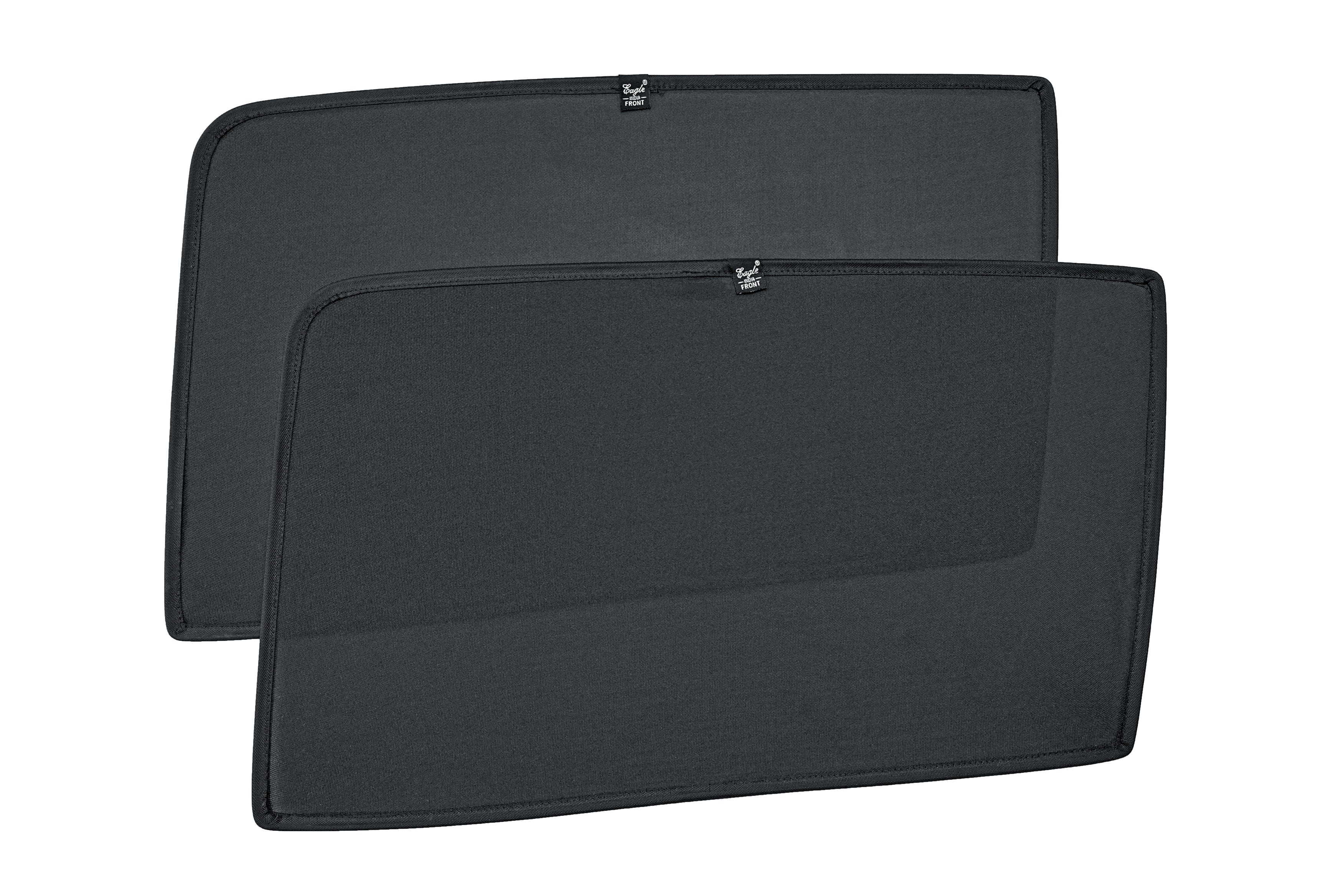 Non Scratchable Fix Type Car Window Sun Shades Front Half Cut Curtains for