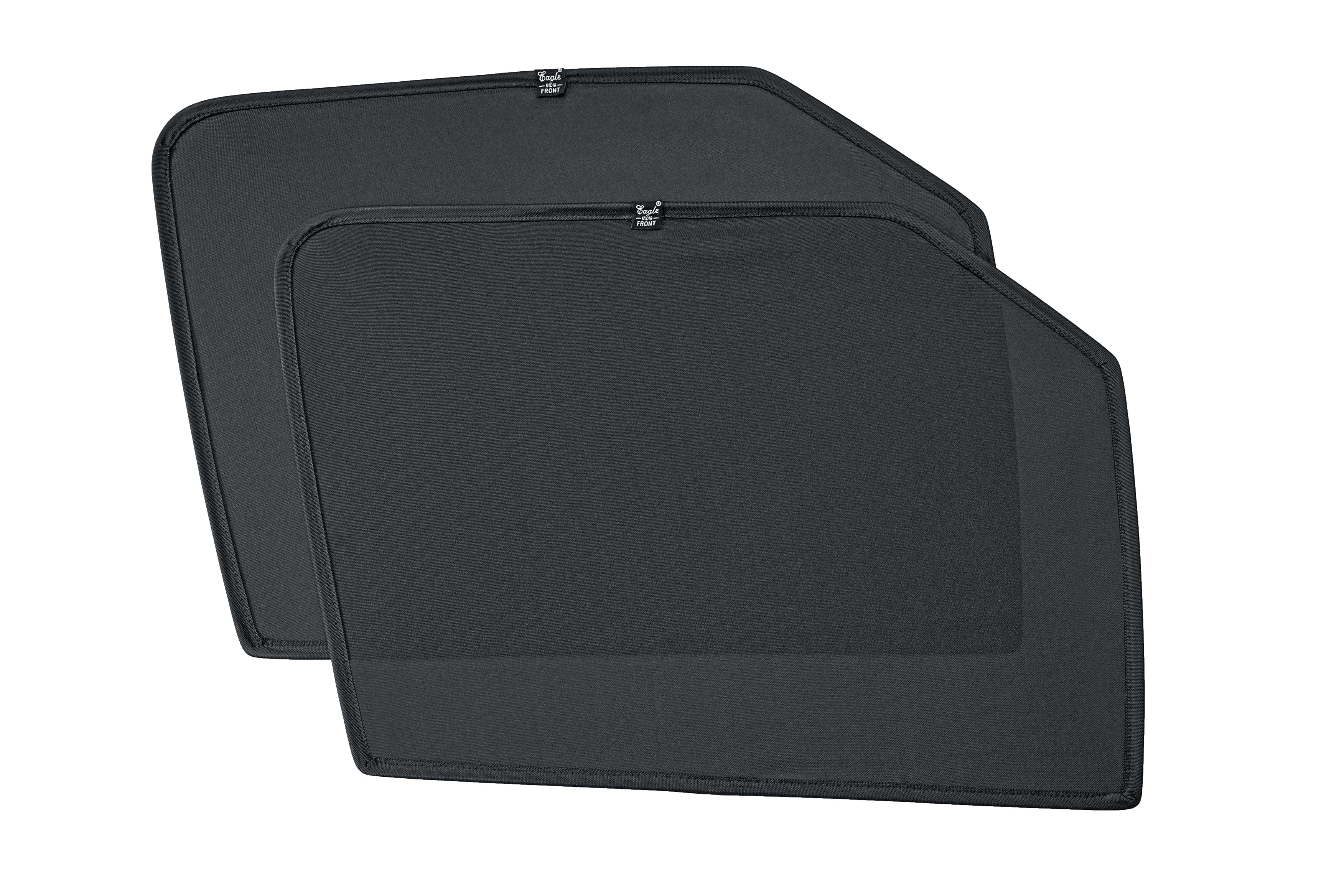 Non Scratchable Fix Type Car Window Sun Shades Front Half Cut Curtains for