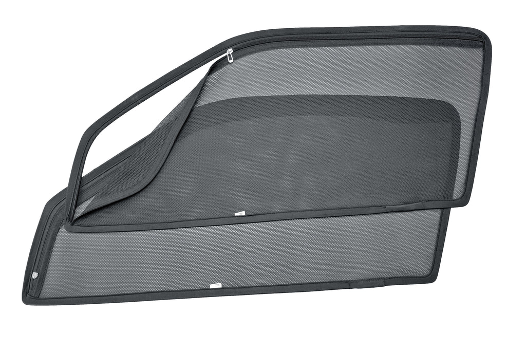 Car Side Window Sun Shade Half Cut Magnetic Zipper  Only Compatible with Maruti Suzuki Baleno Year 2015 to 2018 All Model