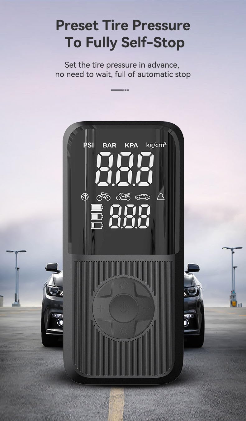 EAGLE CHRODLESS TYRE INFLATOR 60 Watt Portable Tyre Inflator